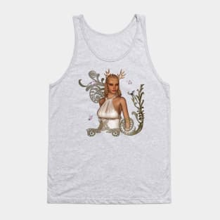 Wonderful fairy with butterflies Tank Top